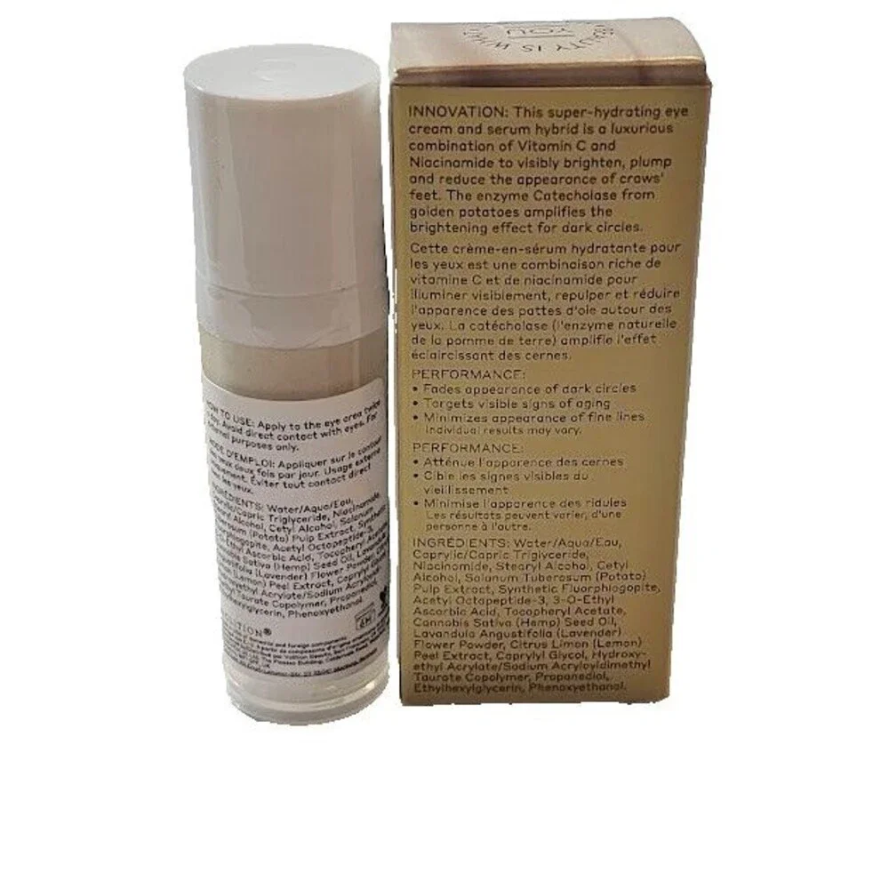 Volition Golden Eye Brightening Serum 0.5 fl oz 15ml Pump Niacinamide Vitamin C